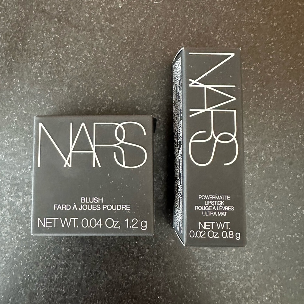 NARS Orgasm Blush & Powermatte Lipstick